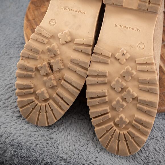 Marc Fisher Womens Mallie Beige Winter & Snow Boots Sz 10 M - Picture 7 of 8